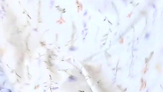 A Busty MILF with a Big Ass in White Panties Behind the Scenes. a Home Camera Watches a Mature Housewife. PAWG.