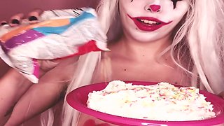 Clown Cream Pie On Face