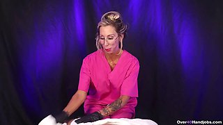 Over40Handjobs SEMEN SAMPLE Collecting with Morgan Ray