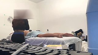 Legit Colombian RMT gives into Monster Asian Cock 2nd Appointment