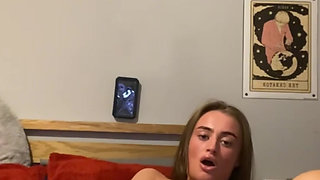 Scottish curvy student trembling fingers slide deeper every thrust making her moan louder