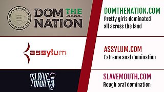 Flogged BDSM submissive drinks lube