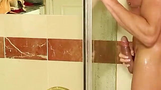 Superb blonde with big tits are pleasing guy's big cock