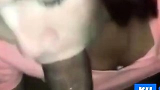 Snowbunny Deepthroating a BBC