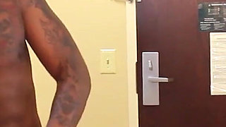 Thick Ebony Chick Gets Covered in Rome Majors Cum