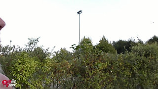 Real Public Assfuck... Horny Blonde Fucked!!