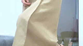 Seamless Silk Masturbation